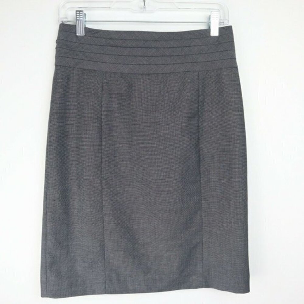 H&M Pencil Skirt NO SIZE Short Tight Party Career Work Zip Button Lined S XS